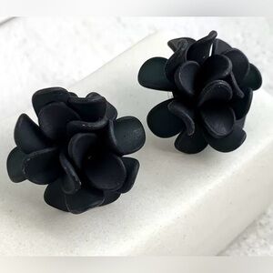 Acrylic Flower Petal Earrings